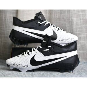 New! Size: 15 Men | Nike Vapor Edge Elite 360 2 White/Black Football |FD5713-004